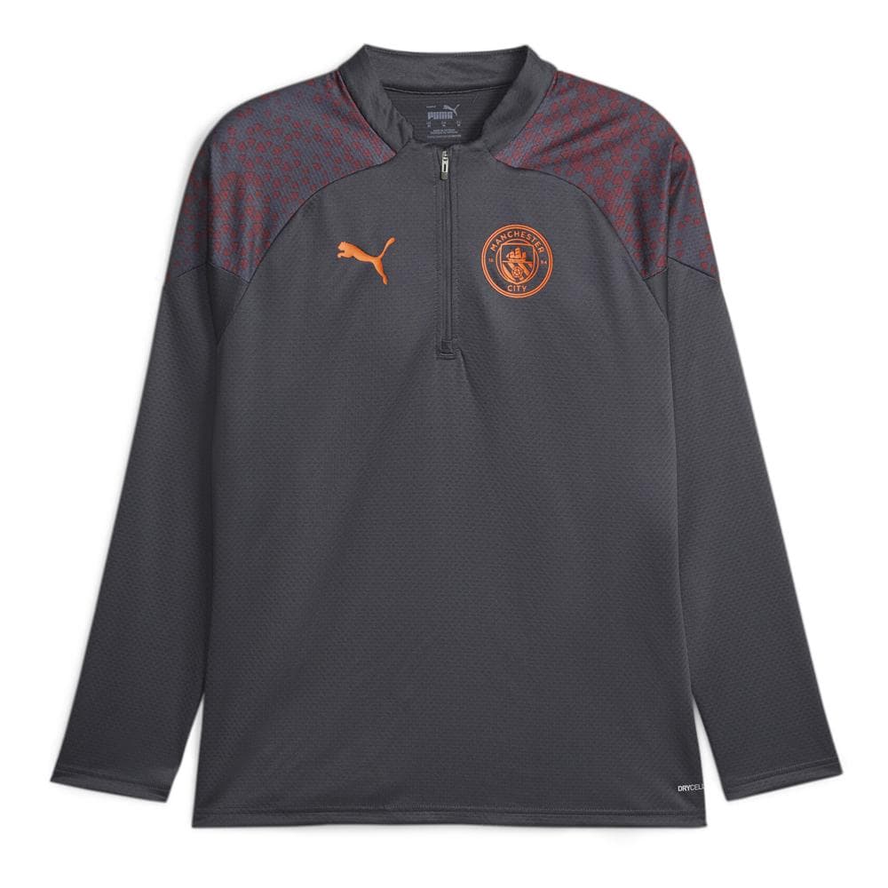 Manchester City Sweat 1/4 Gris Homme Puma 2023/2024 1