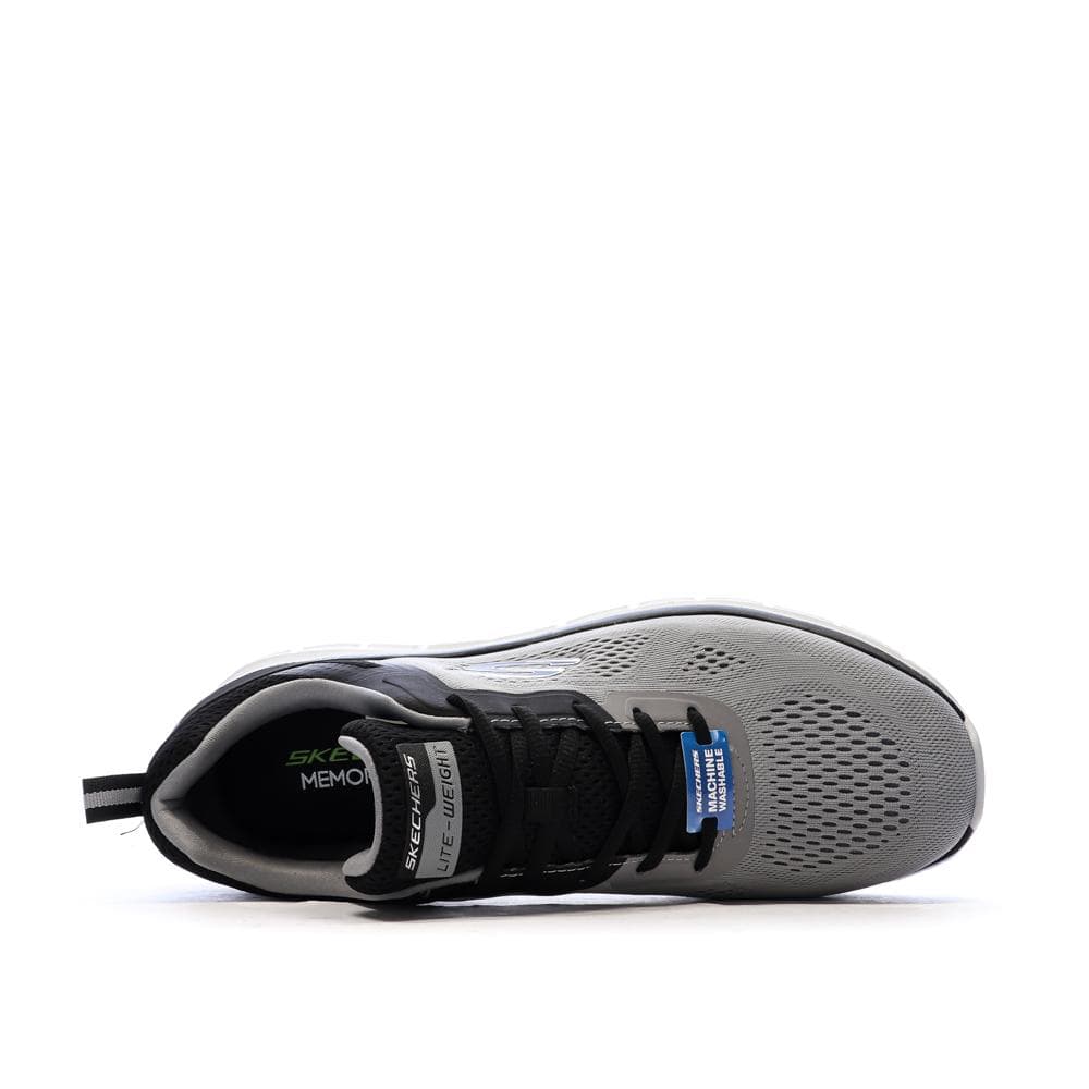 Baskets Grise Homme Skechers Track - Broader 4
