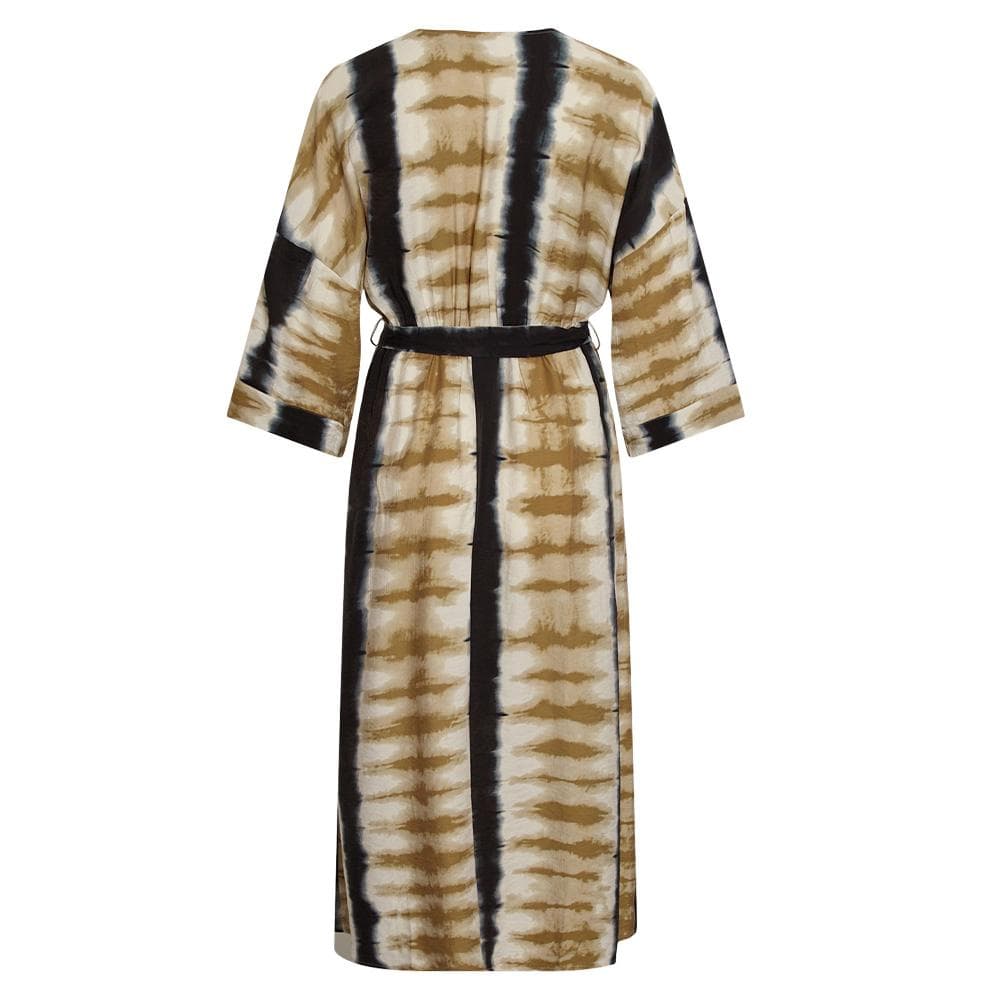 Robe Marron/Marine Femme Vila Viwrinkle 2