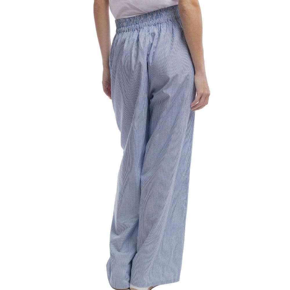 Pantalon fluide Bleu/Blanc Femme Teddy Smith Rebelle 2