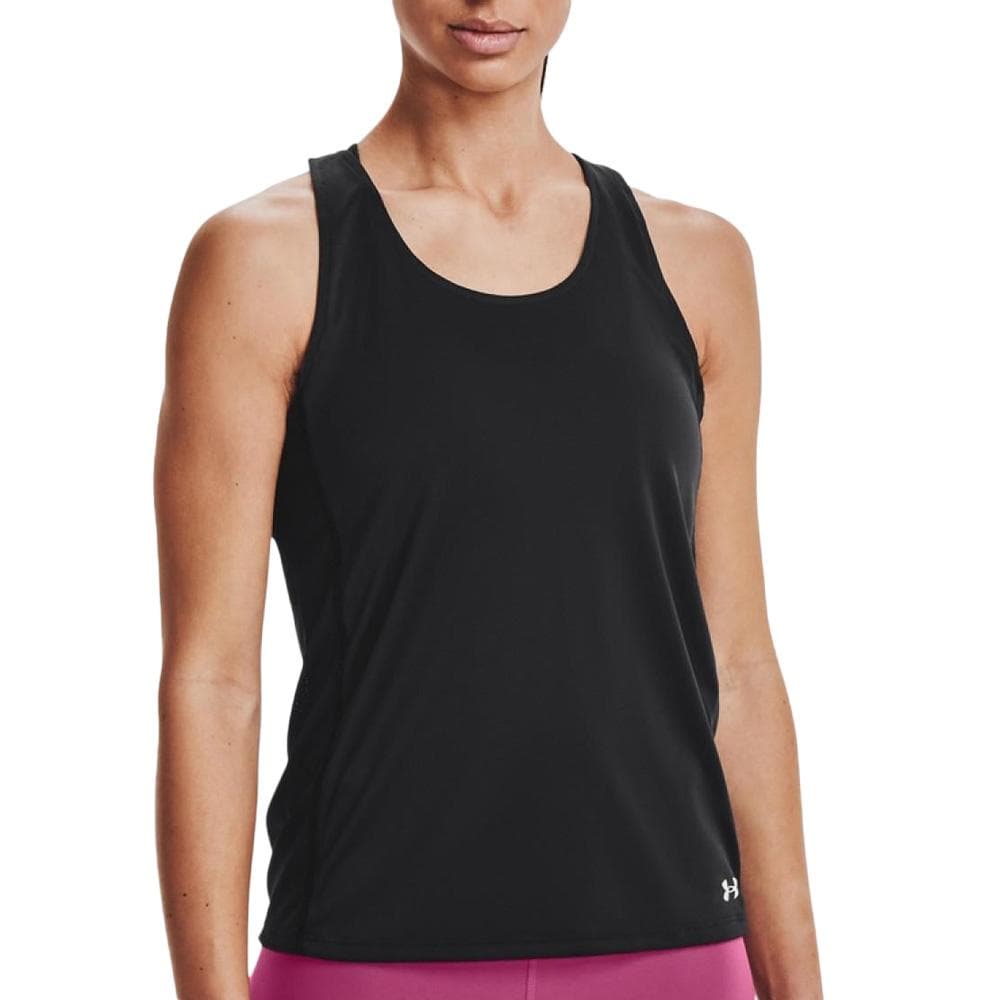 Débardeur de Sport Noir Femme Under Armour Fly By Tank 1