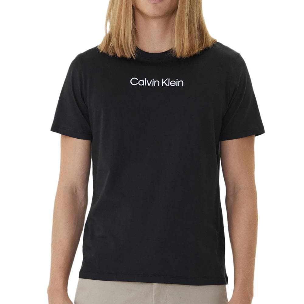 T-Shirt Noir Homme Calvin Klein Jeans Standard 1