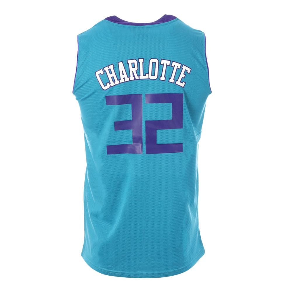 Charlotte 32 Maillot de basketball Bleu Homme Sport Zone 2