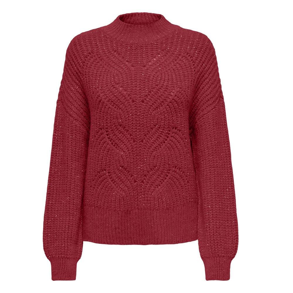 Pull Rouge Femme Only Rubine 1