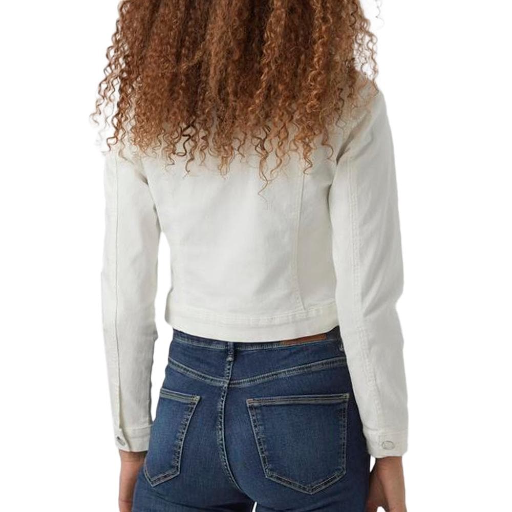Veste en Jean Blanche Femme Vero Moda Luna 2