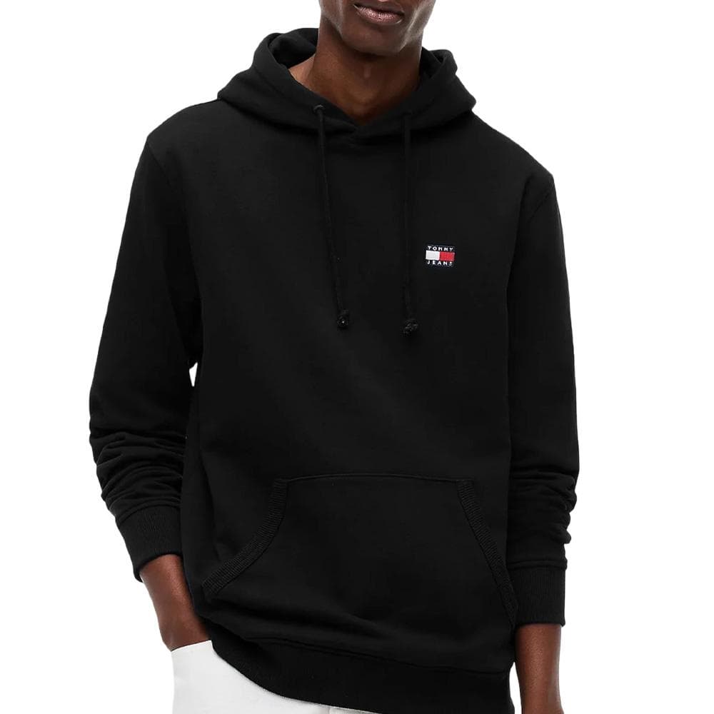 Sweat Noir Homme Tommy Hilfiger Badge 1