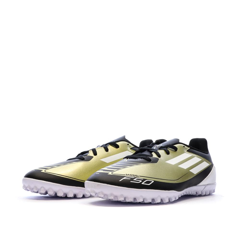 Chaussures de Foot Doré/Noir Homme Adidas F50 Club TF Messi 6