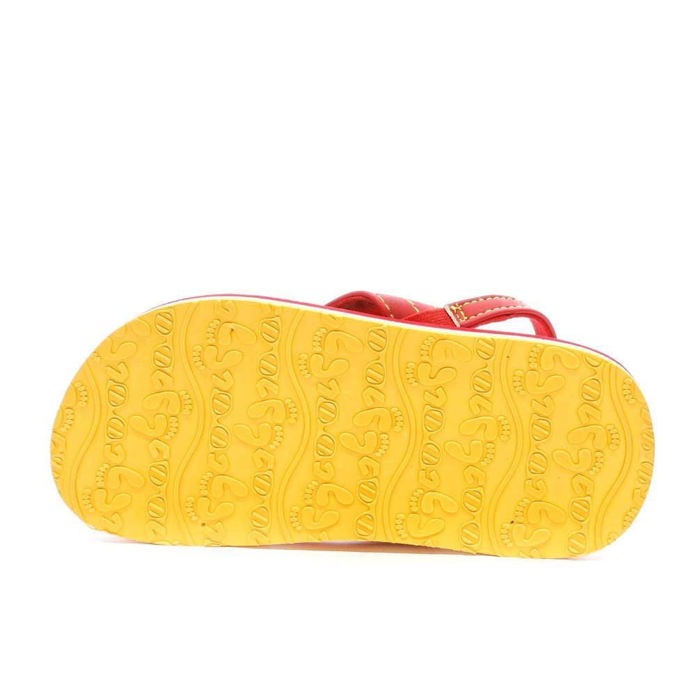 Tongs Rouge/Jaune Fille Cool Shoe 2