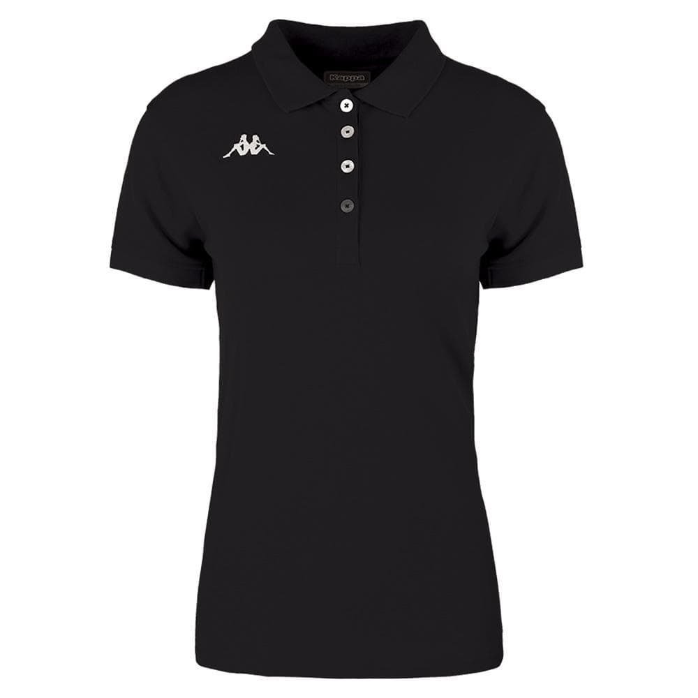 Polo Noir Femme Kappa Menata 1
