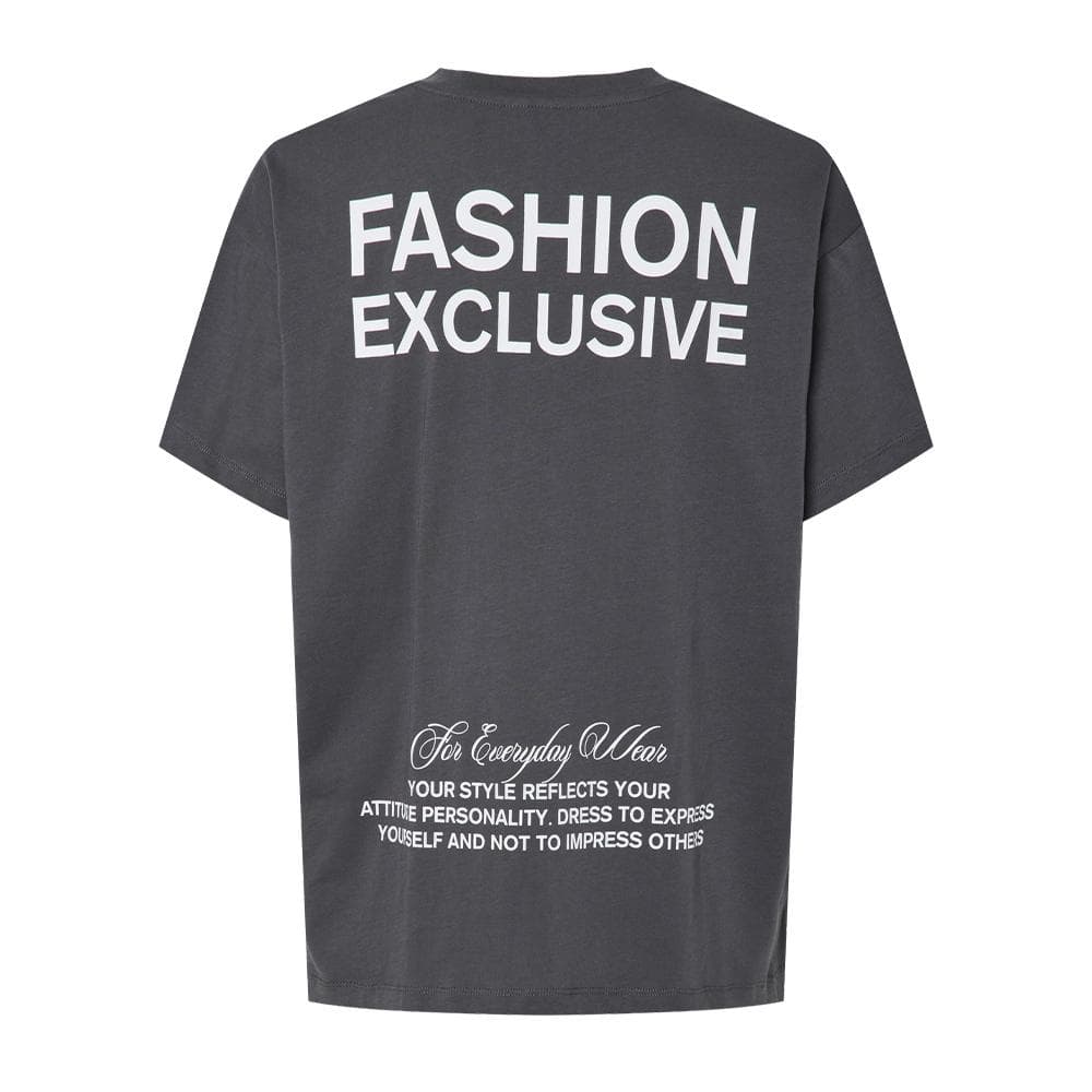 T-shirt Gris Femme Pieces Fonda 2