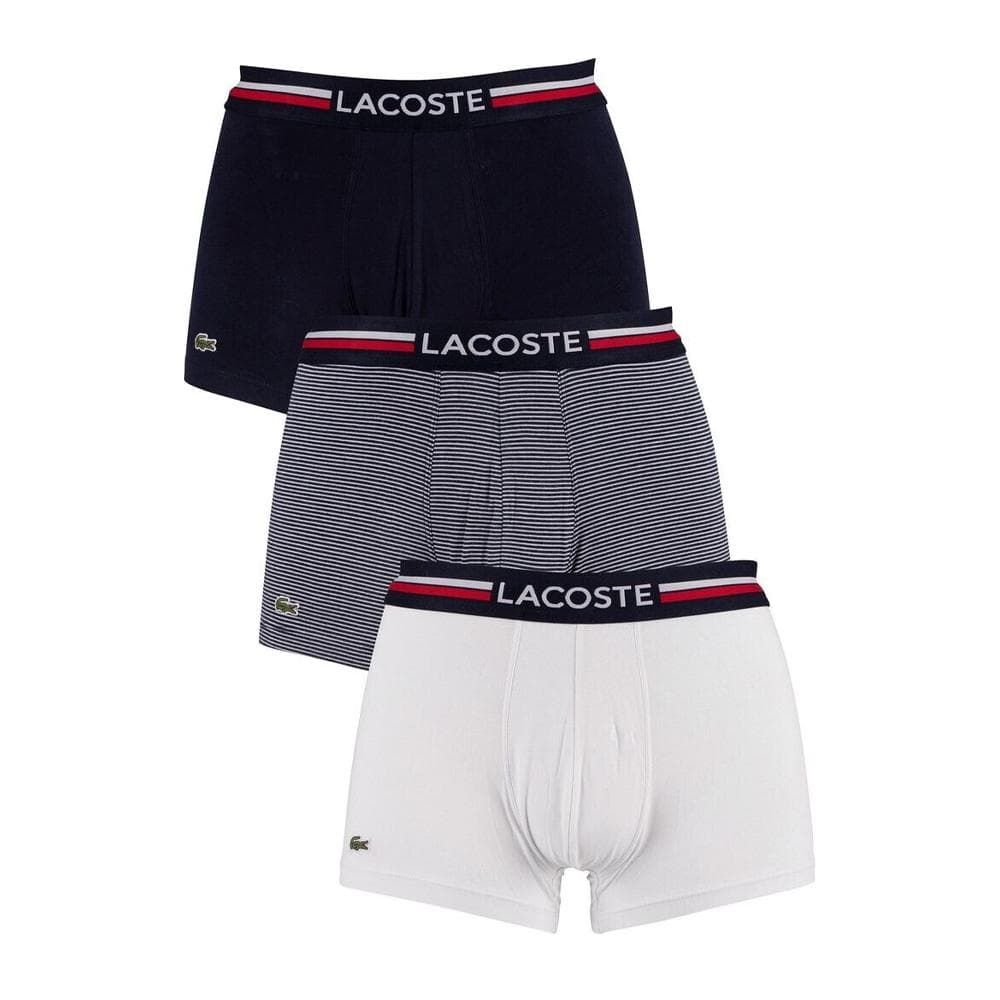 Pack de 3 Boxers Marine Homme Lacoste 5H3413 1