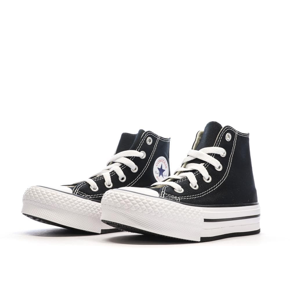 Baskets Noires Fille Converse All Star Eva Lift 6