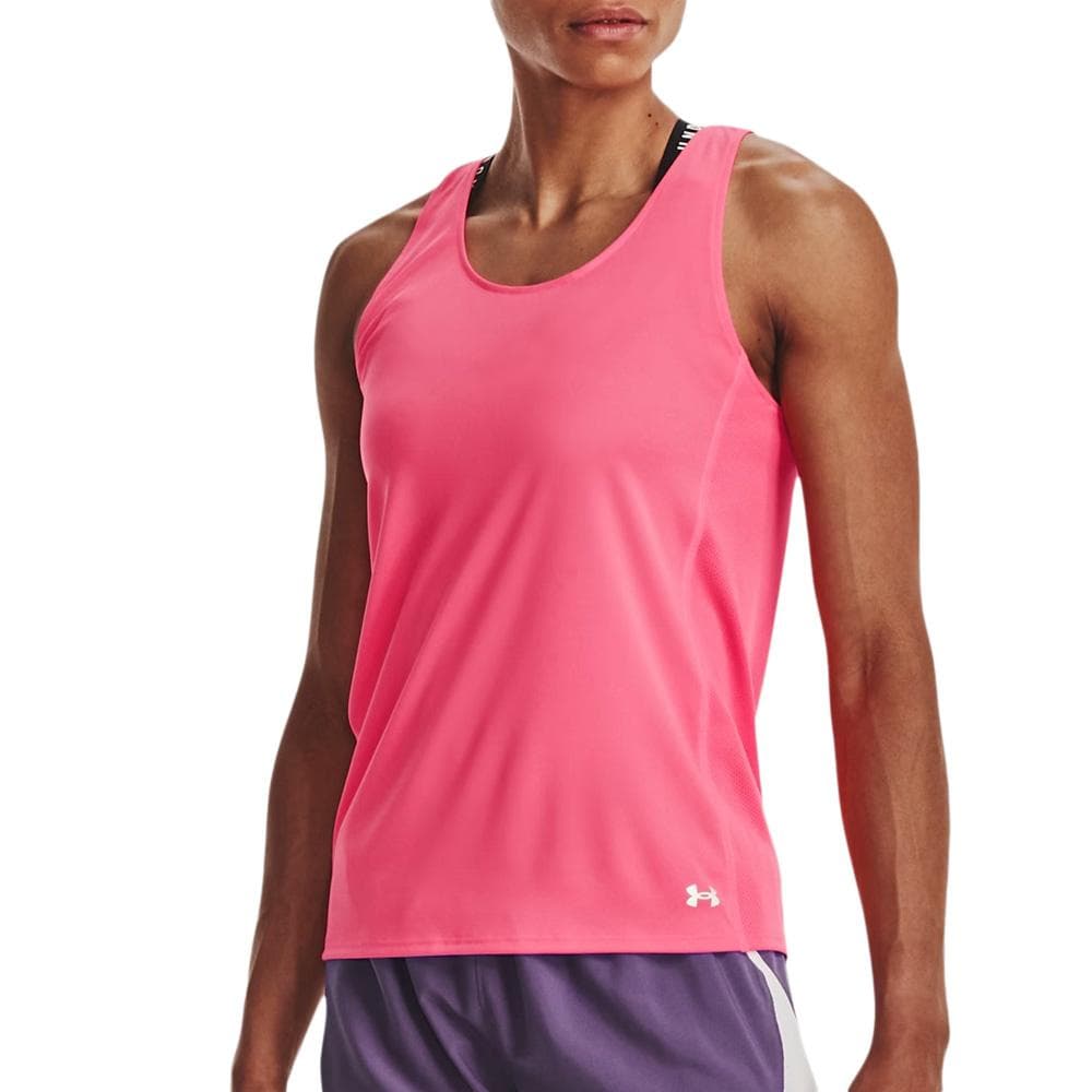Débardeur de Sport Rose Femme Under Armour Fly By Tank 1