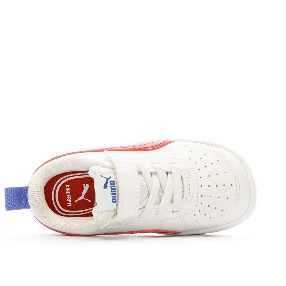 Baskets Blanc/Rouge Fille/Garçon Puma Rickie 4