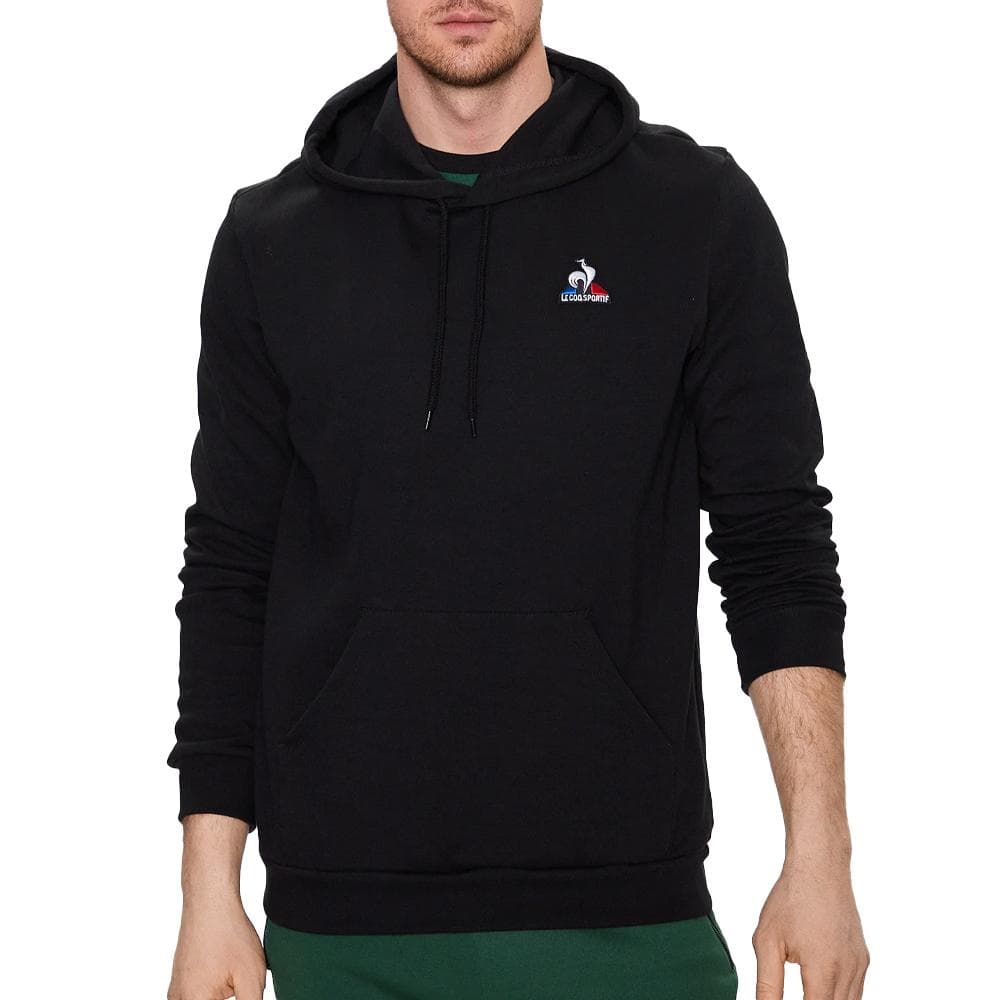 Sweat Noir Homme Le Coq Sportif Hoody 1