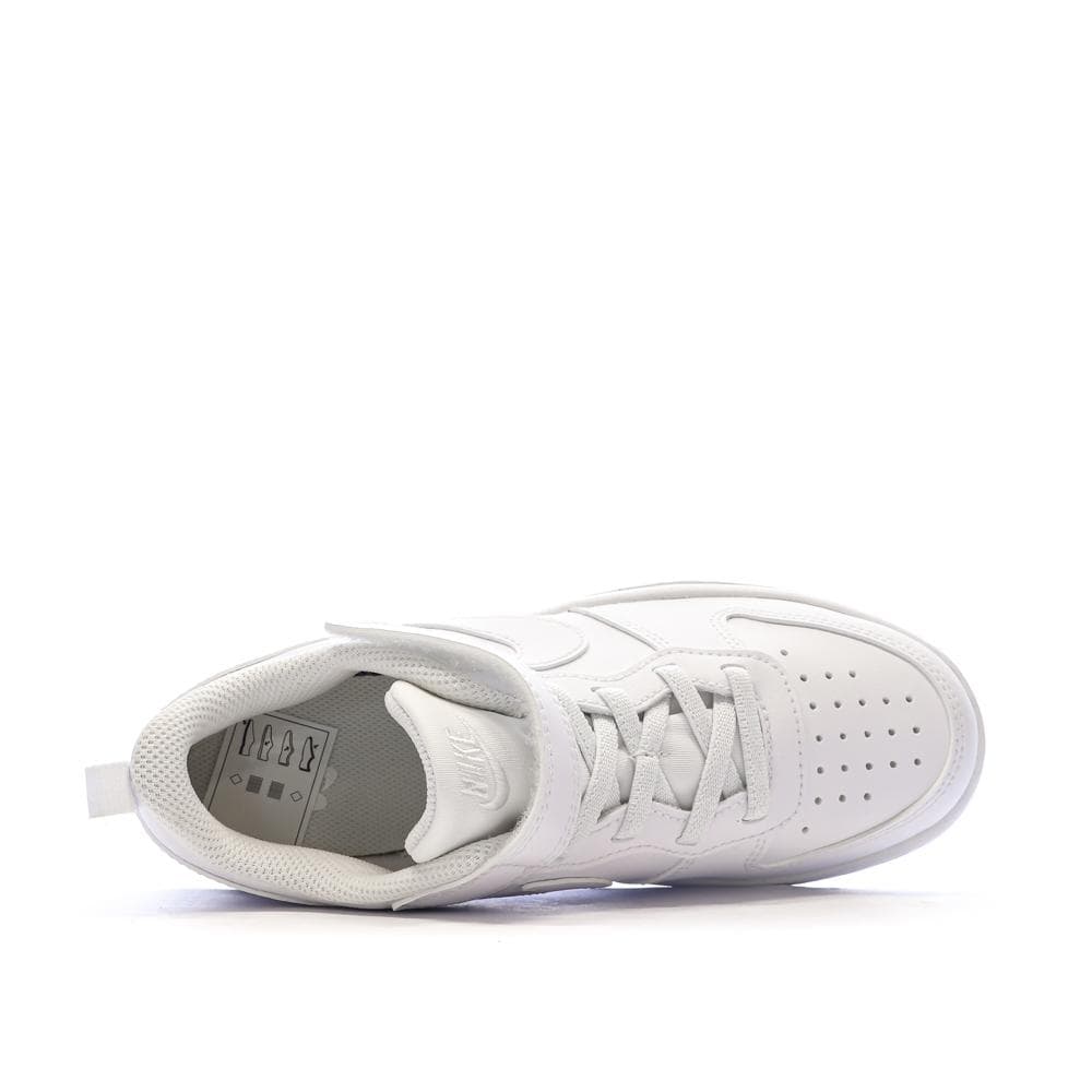 Baskets Blanches Garçon Nike Court Borough Low Recraf PS 4