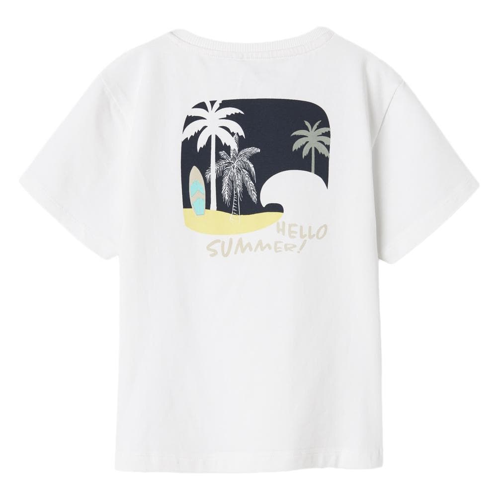 T-shirt Blanc Fille Name it Jerko 2