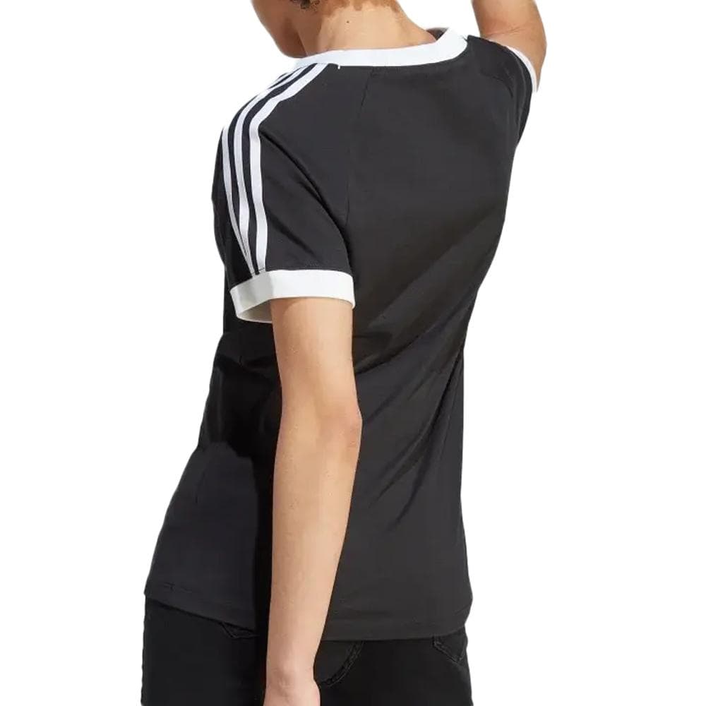 T-shirt Noir Femme Adidas 3 S Slim 2