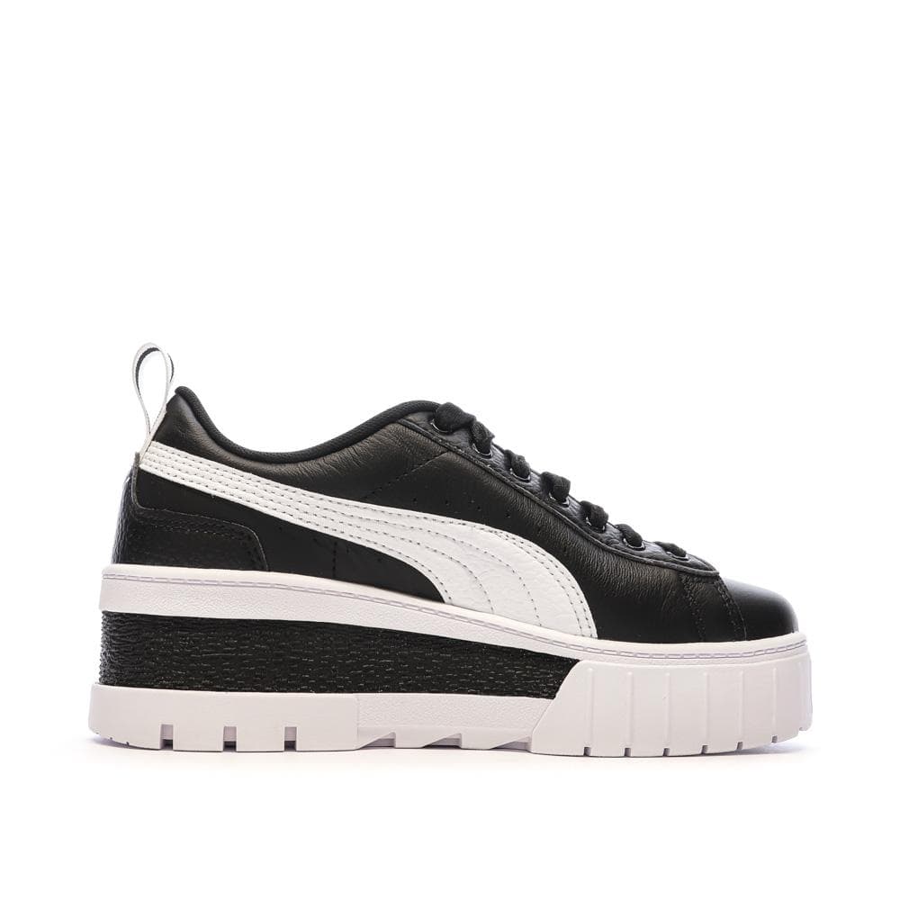 Baskets Noir/Blanc Femme Puma Mayze Wedge 2