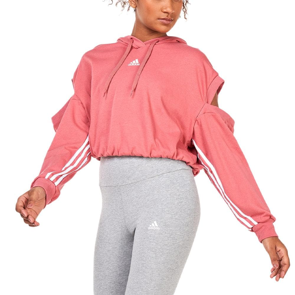 Sweat à Capuche Rose Femme Adidas HK2570 1