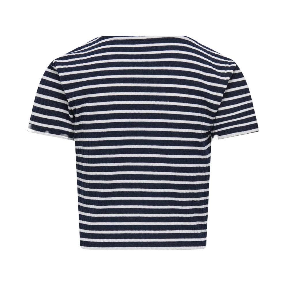 T-Shirt Marine/Blanc Fille Kids ONLY Kognella 2