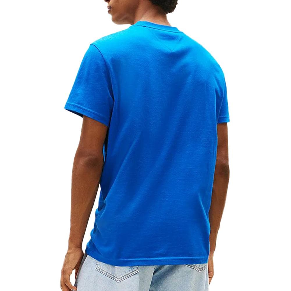 T-shirt Bleu Homme Tommy Hilfiger Tjm Slim Font Play 2