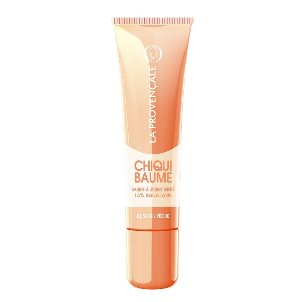 Baume à lèvre Jaune Femme La Provencale Chiquibaume 02 Soleil Pêche 1
