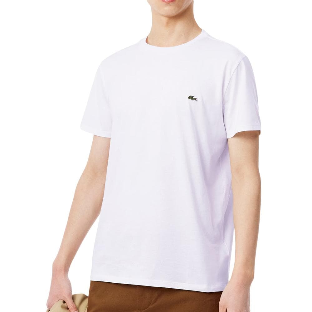 T-Shirt Blanc Homme Lacoste Pima 1