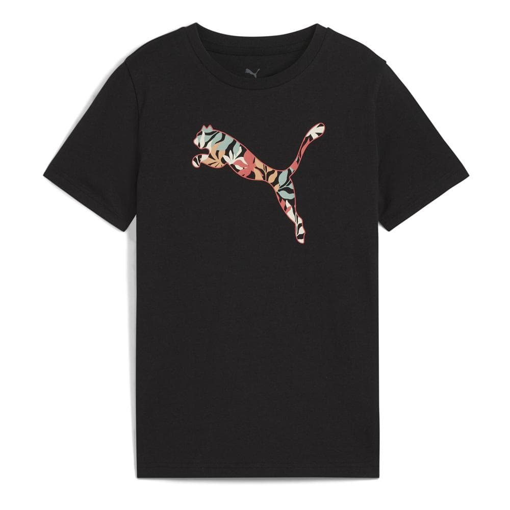 T-Shirt Noir Fille Puma Graphic 1