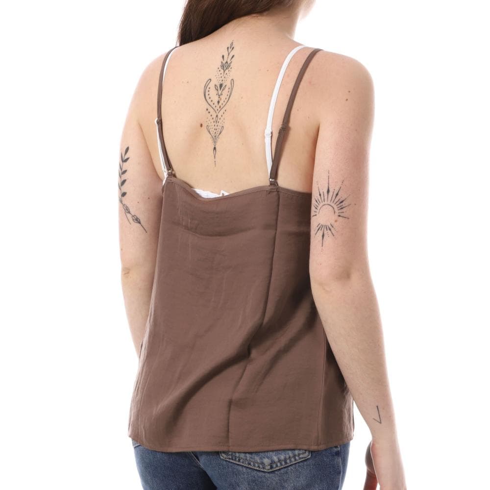 Débardeur Marron Femme Vila Vicava 2