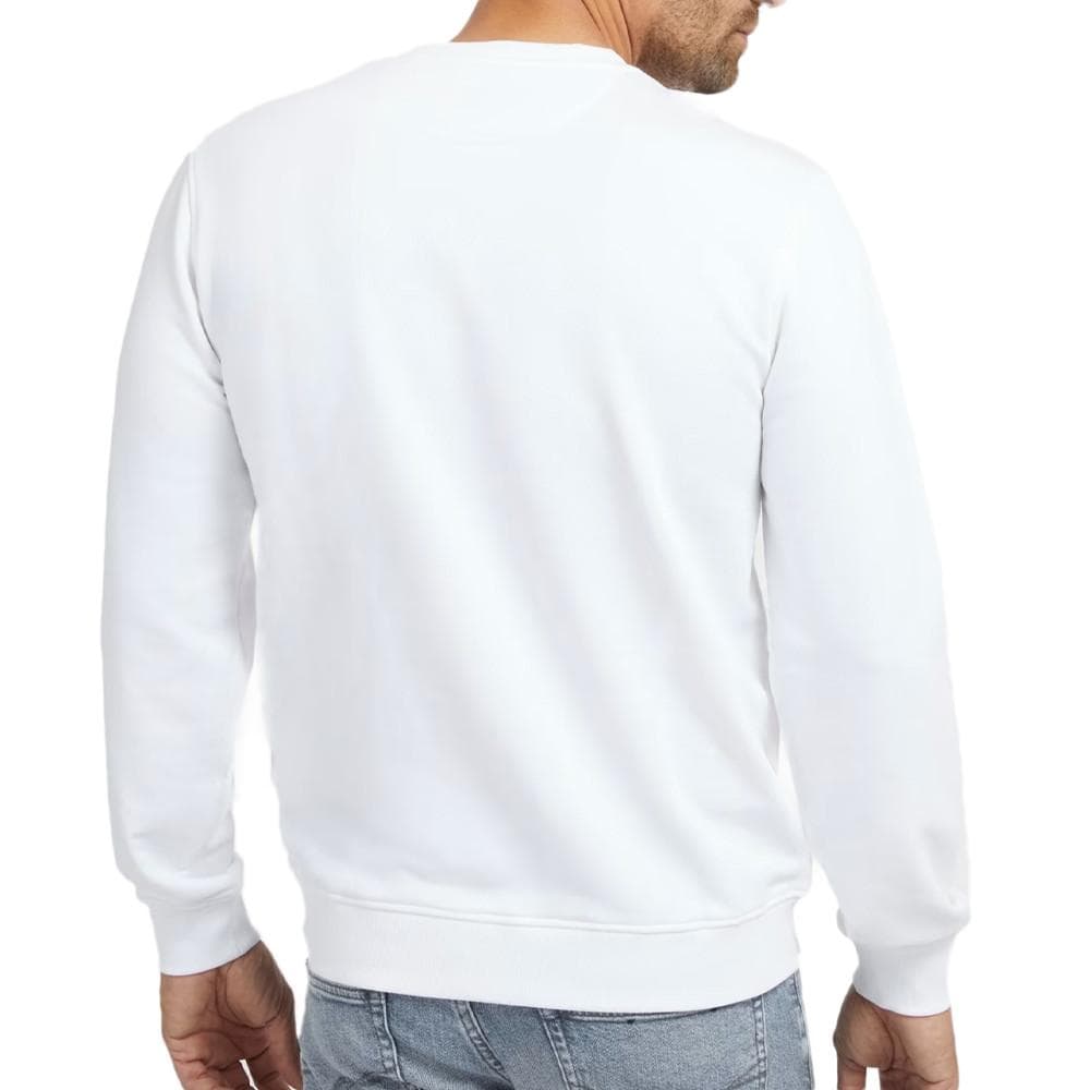 Sweat Blanc Homme Guess Brode 2