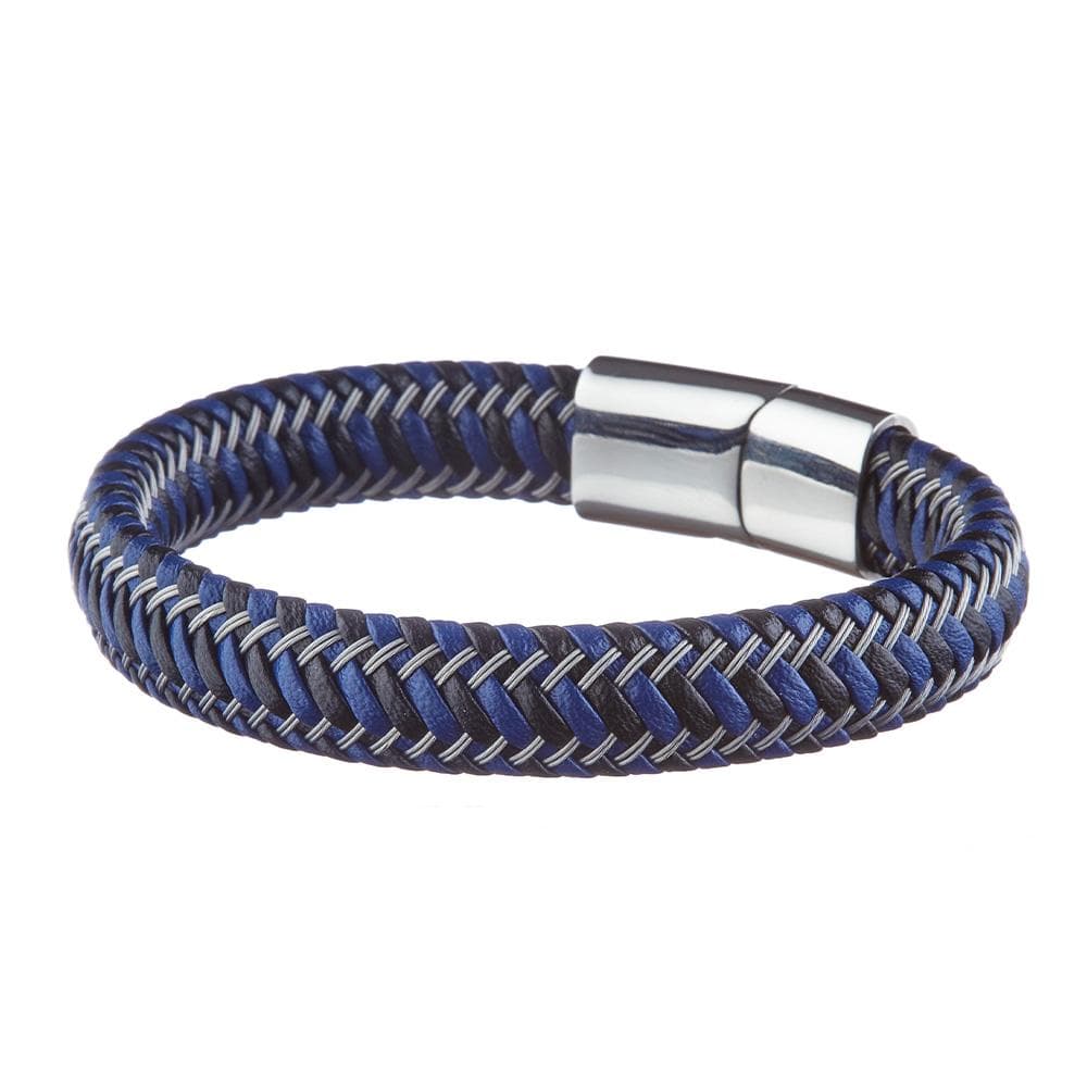 Bracelet Noir/Bleu Geographical Norway Rigide 1