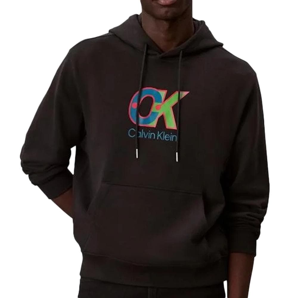 Sweat Noir Homme Calvin Klein Jeans Terrys 1