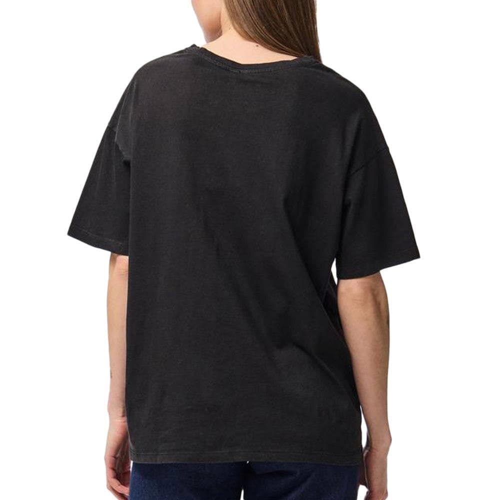 T-Shirt Noir Femme Pieces Loise 2