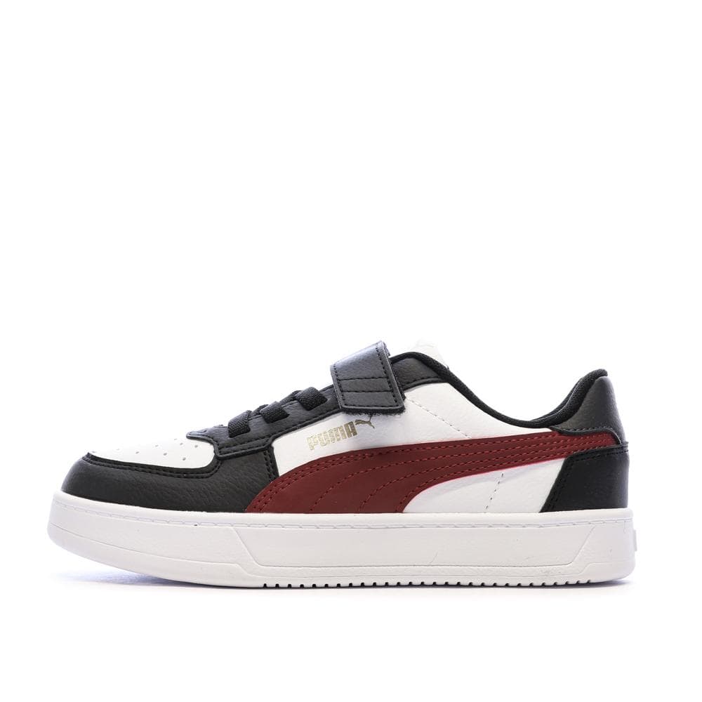Baskets Blanches/Noir Garçon Puma Caven 1 1