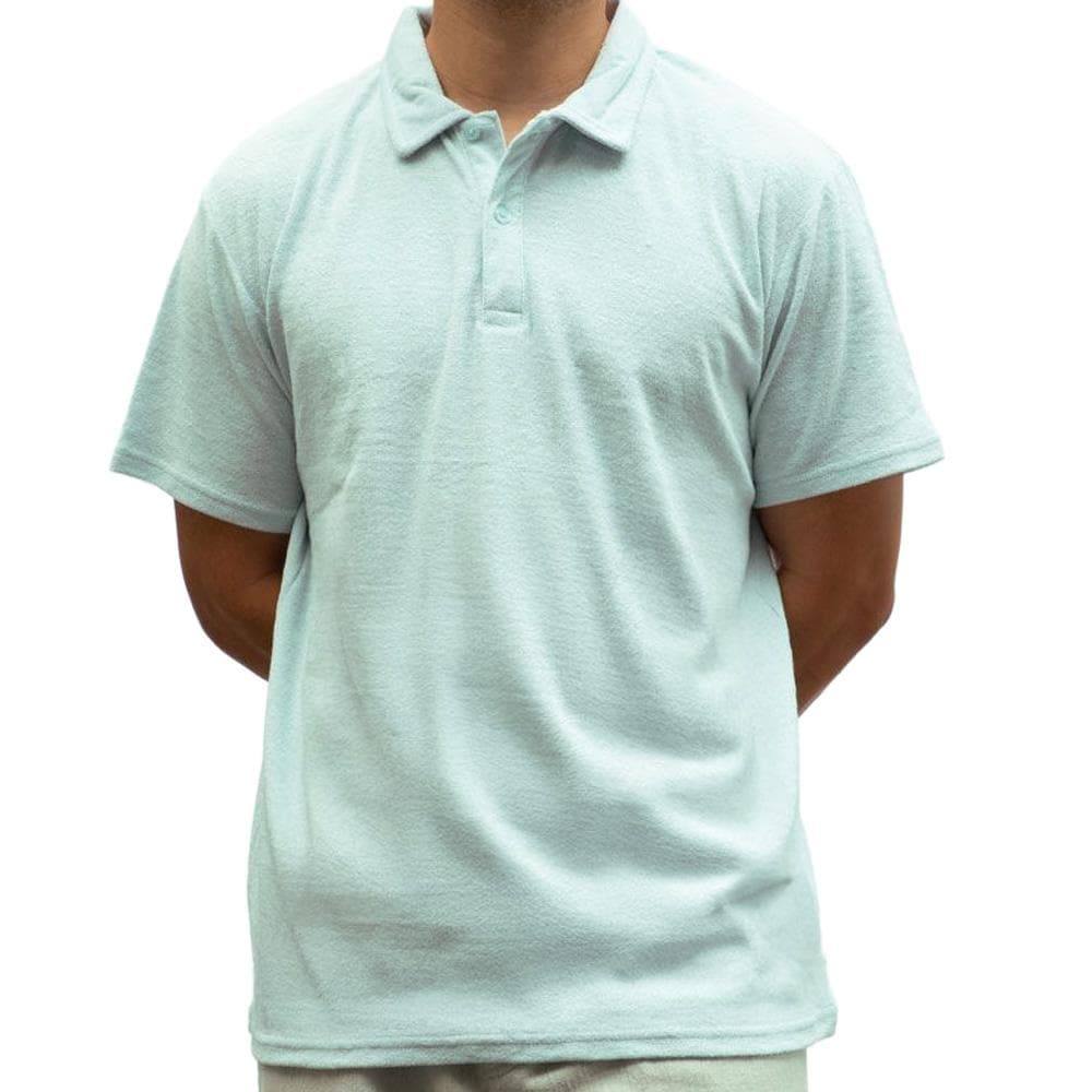 Polo Bleu clair Homme Paname Brothers Eponge 1