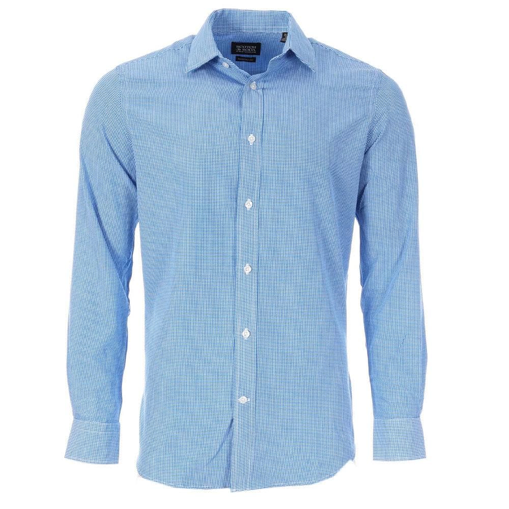 Chemise Bleu/Blanc Homme Scotch & Soda SHOP02A40 1
