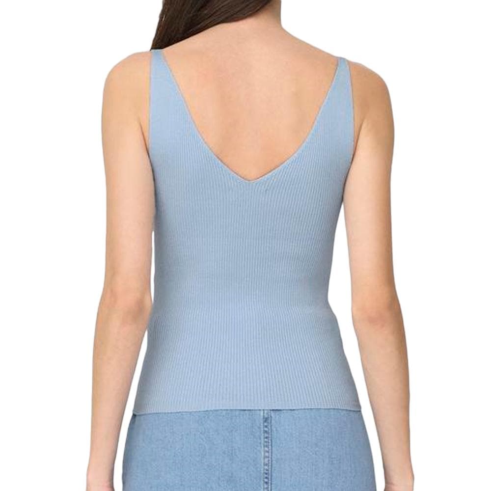 Débardeur en Maille Bleu Femme JDY Nanna 15180497 2