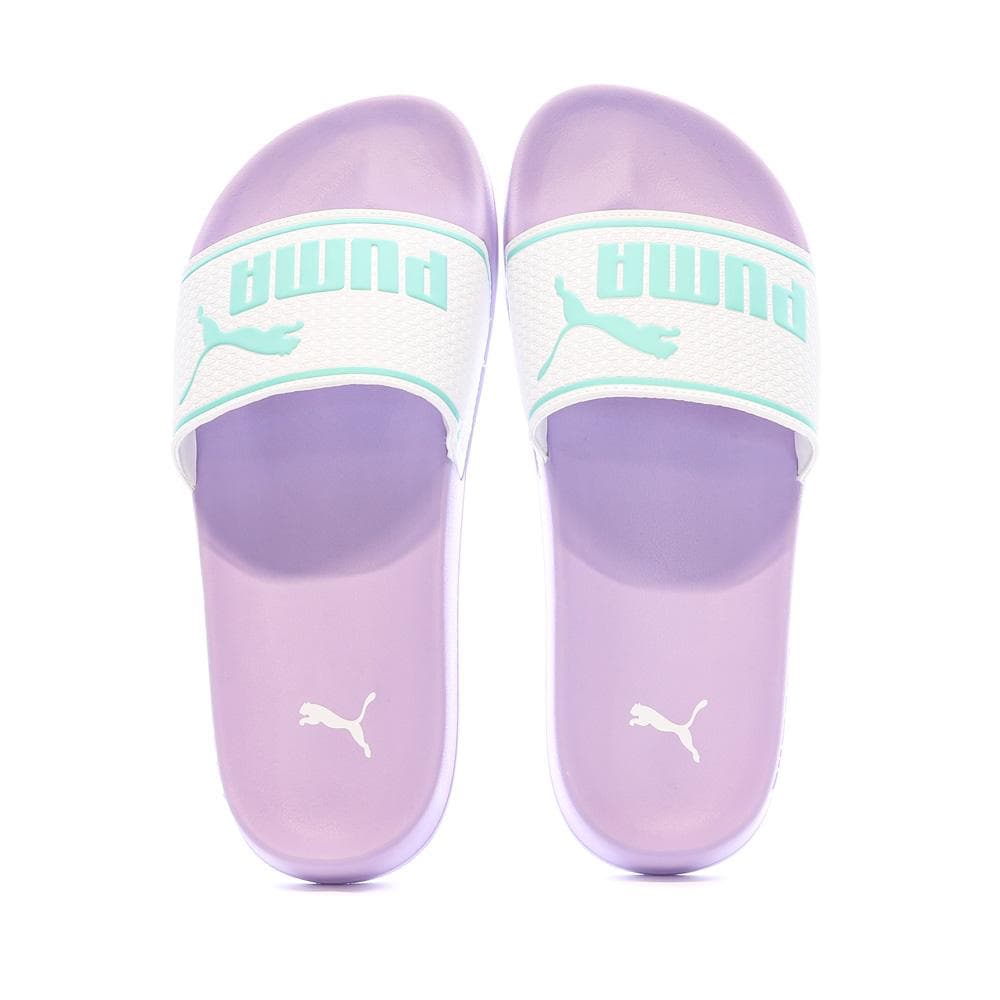 Claquettes Violettes/Blanches/Bleu Homme Puma Leadcat 2.0 384139-01 3