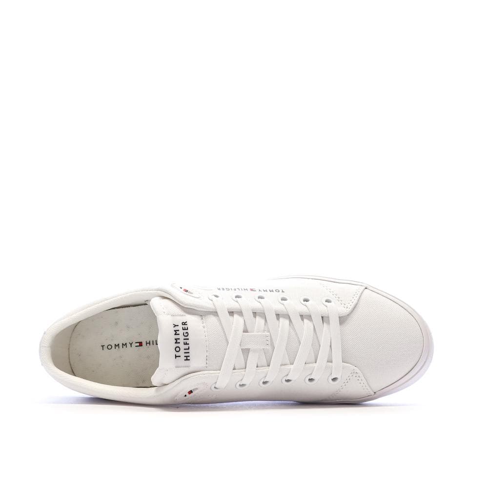 Baskets Blanches Homme Tommy Hilfiger Th Hi Vulc Low Core 4