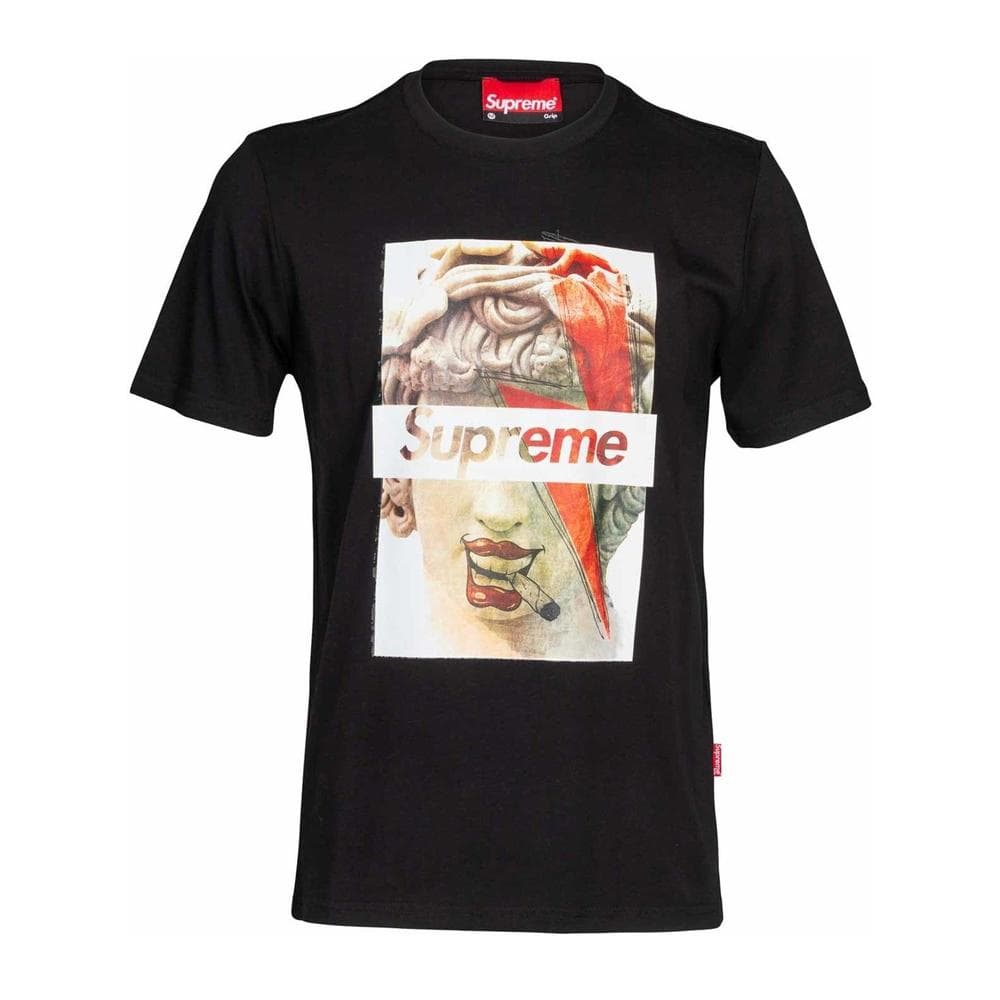 T-shirt Noir Homme Supreme Grip STONE 1