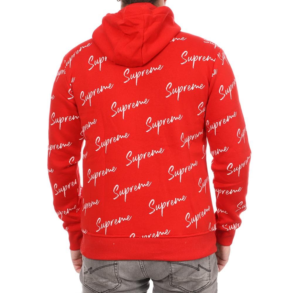 Sweat à Capuche Rouge Homme Supreme Grip Ally 2