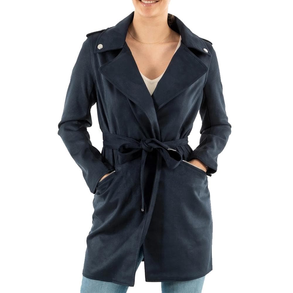 Manteau Long Marine Femme Morgan GARIA 1