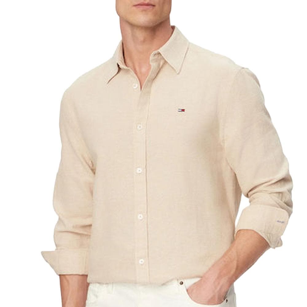 Chemise Beige Homme Tommy Hilfiger Tjm 1