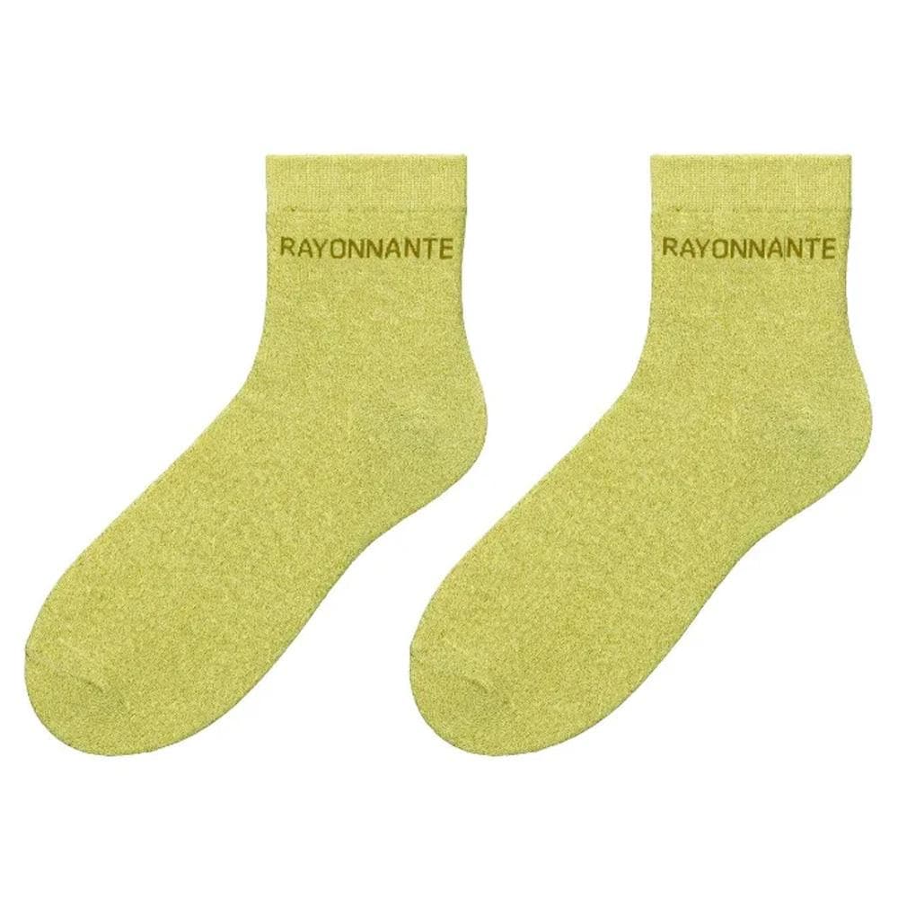 Chaussettes Jaune Femme Stella Green Rayonnante 1