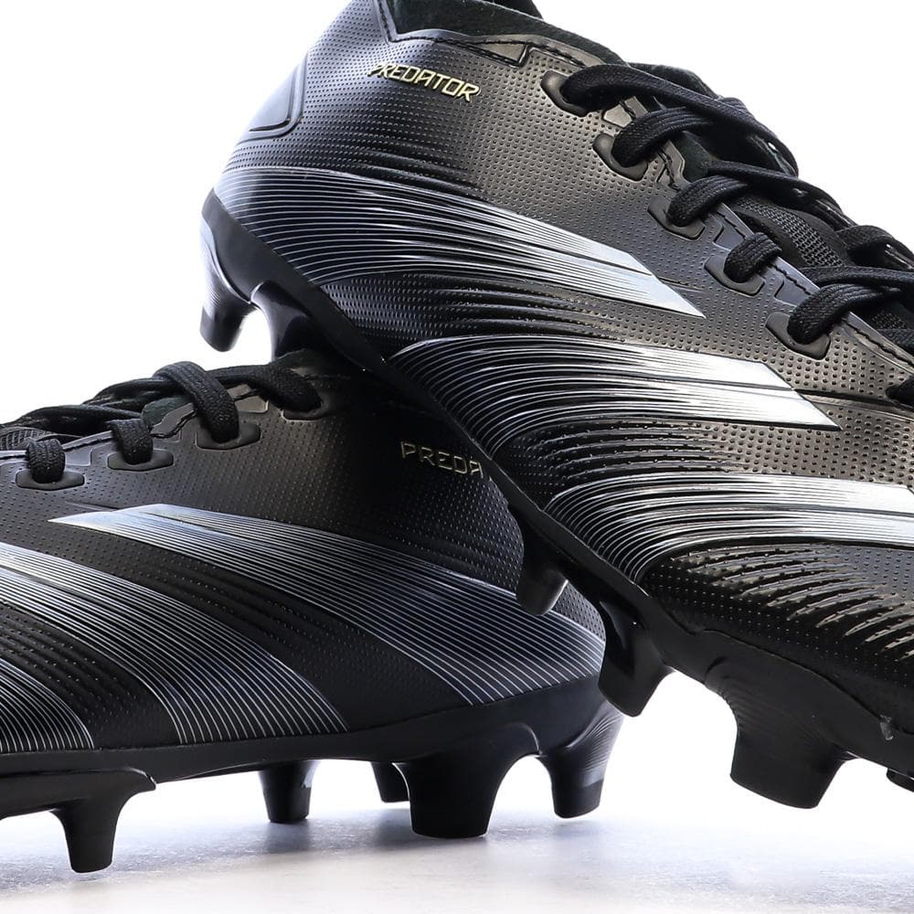 Chaussures de Foot Noires Homme Adidas Predator League MG 7