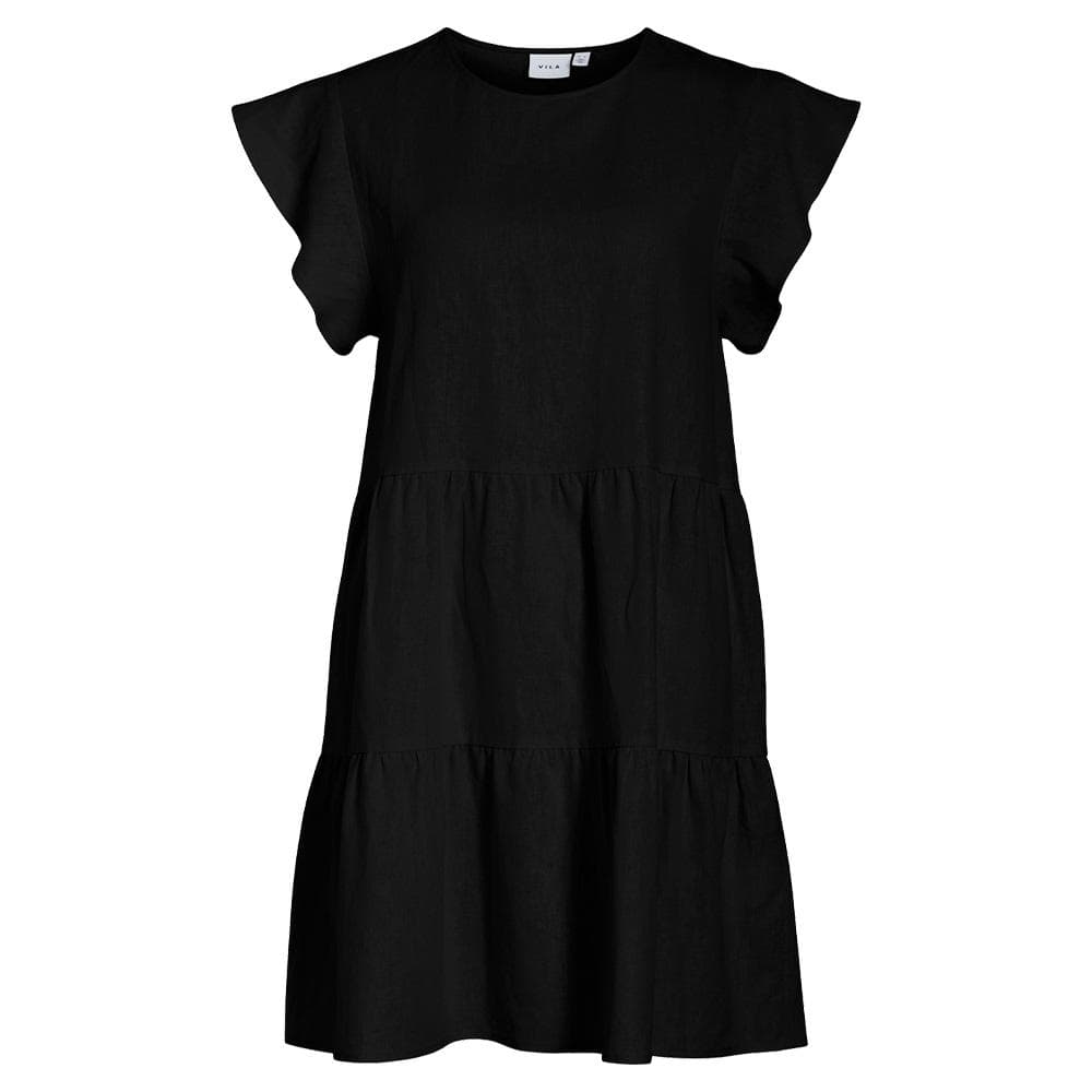 Robe Noir Femme Vila Visummer 1