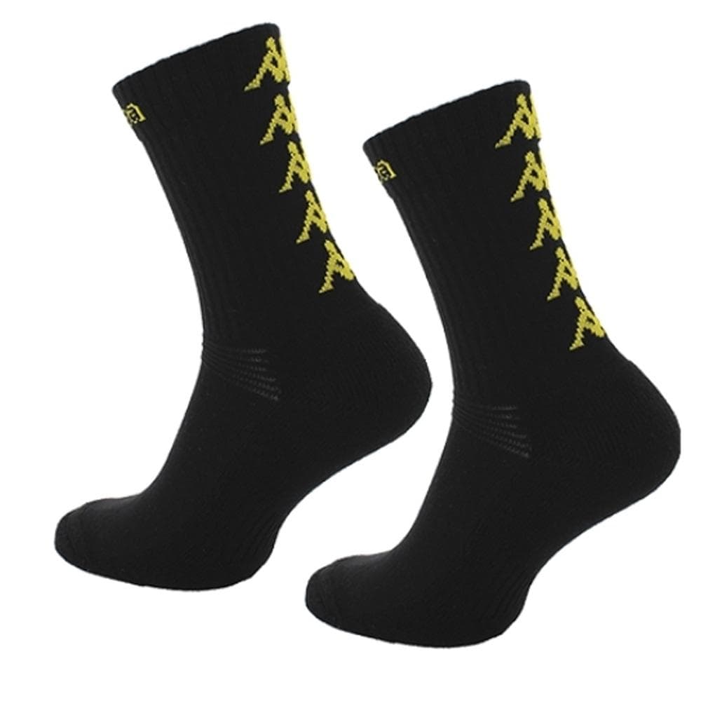 Chaussettes de Sport Noir/Jaune Kappa Eleno 2