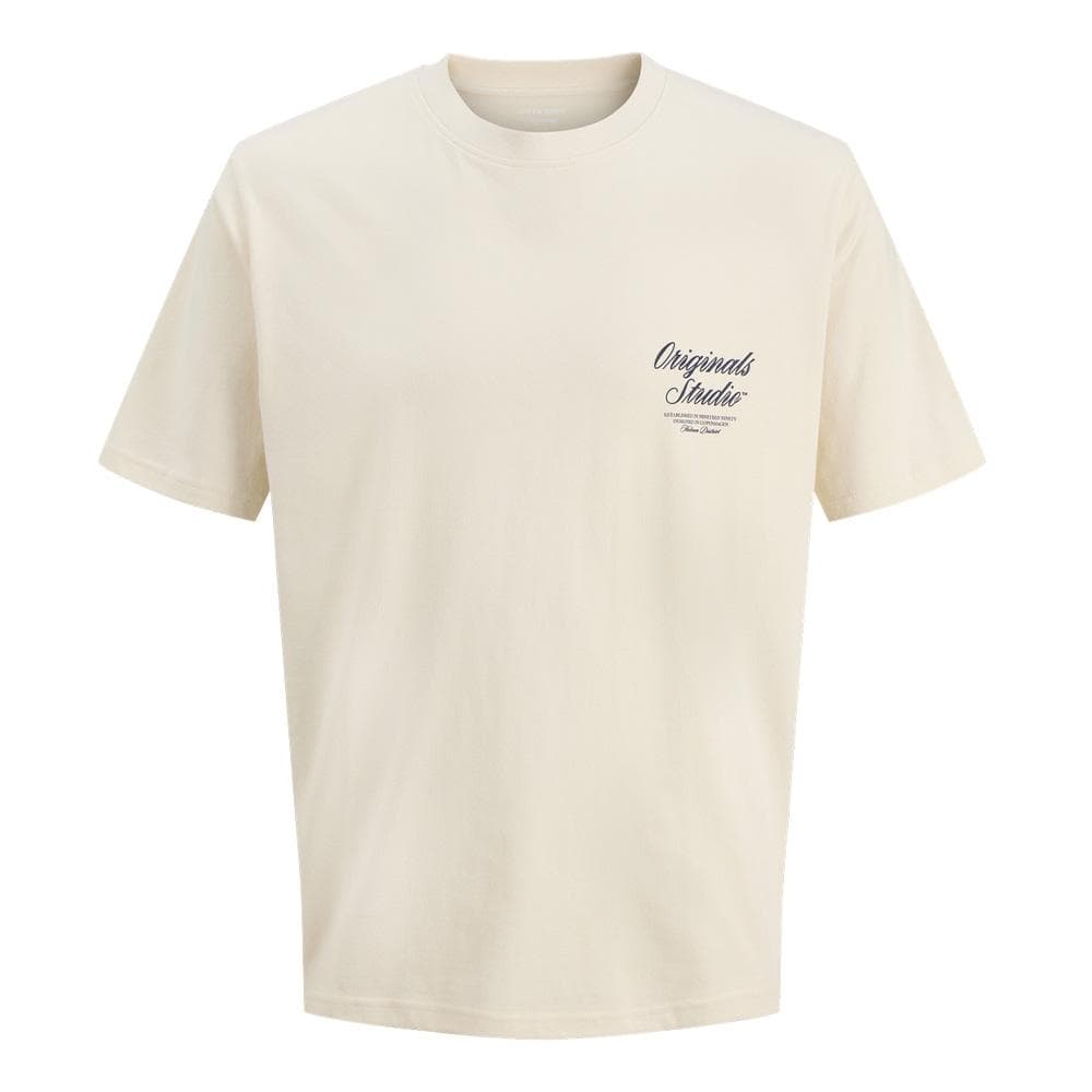 T-Shirt Beige Garçon Jack & Jones Typo 1