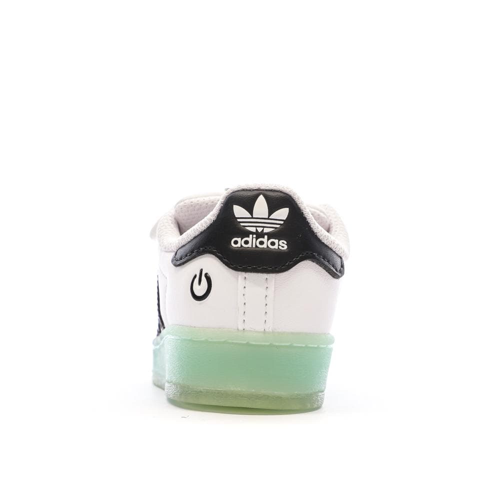 Baskets Blanches Bébé/Enfant Adidas Superstar Led Light 3